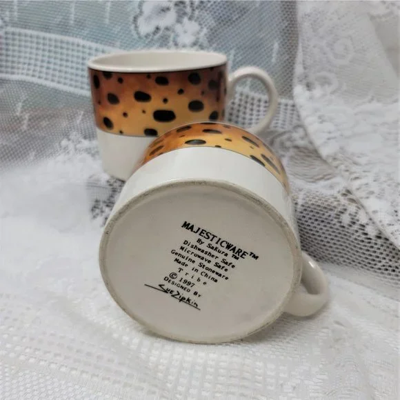 Majesticware by Sakura Stoneware Tribe 1997 Cups Two (2) - Picture 7 of 10